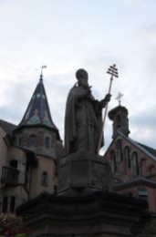 Eguisheim, Alsace - Lieu de naissance du pape saint Léon IX